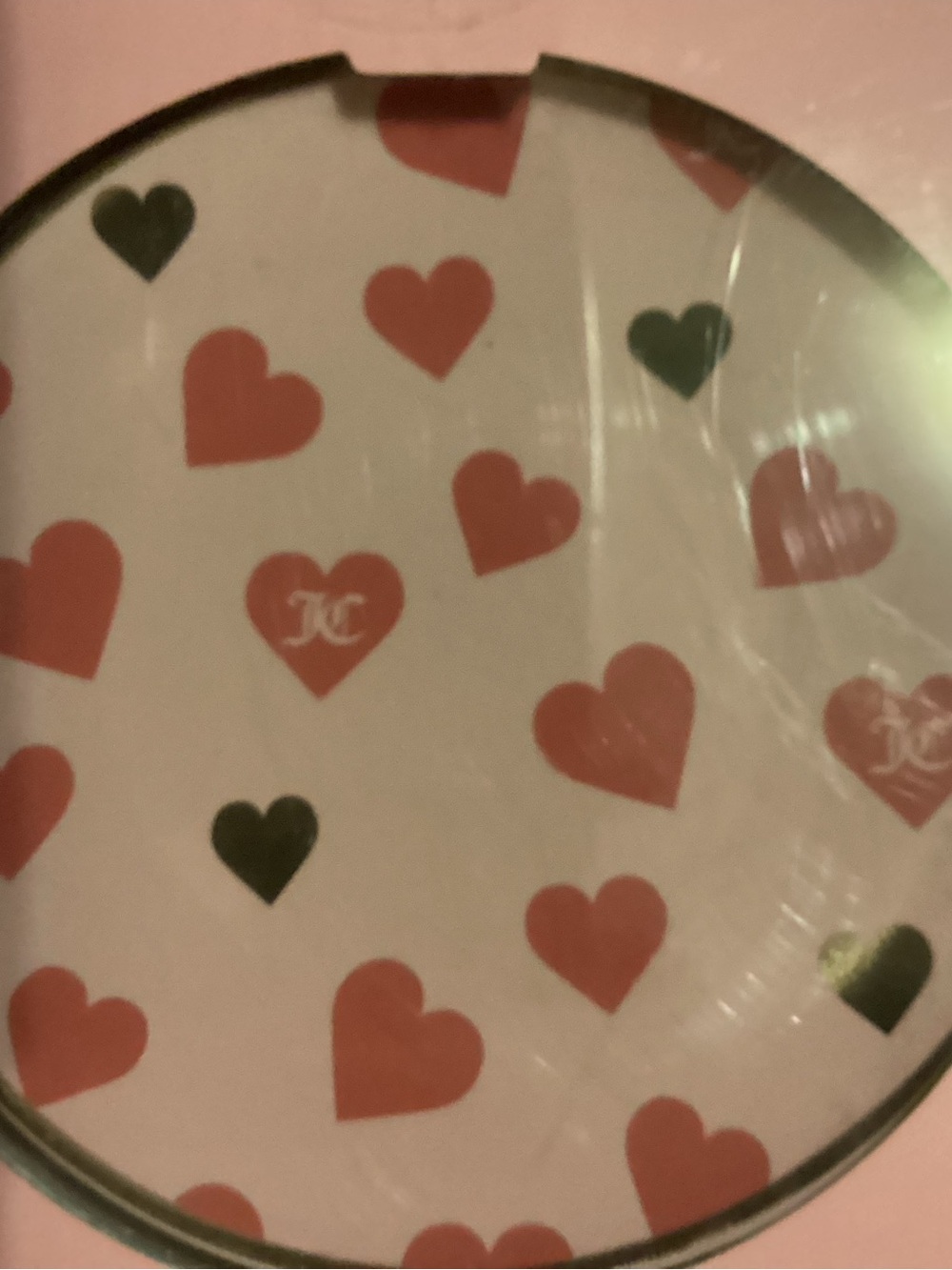 Juicy Couture 2 Ceramic Heart and Round Trinket Trays - Picture 9 of 9